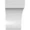 Ekena Millwork 3 1/2-in. W x 6-in. D x 6-in. H Legacy Architectural Grade PVC Knee Brace BRCP035X06X06LEC - alternate 3